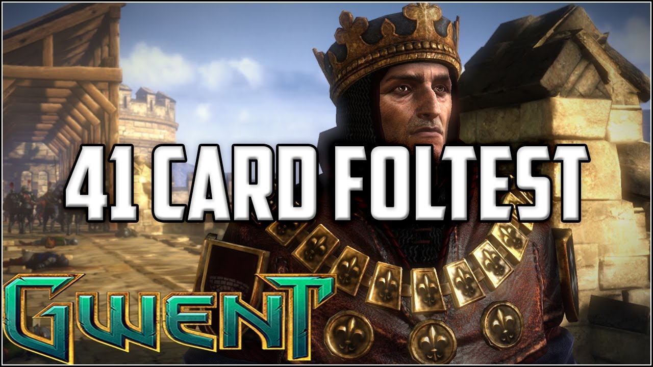 Gwent 41 Foltest Hubert Rejk ~ Intense Weather ~ Gwent Deck Gameplay