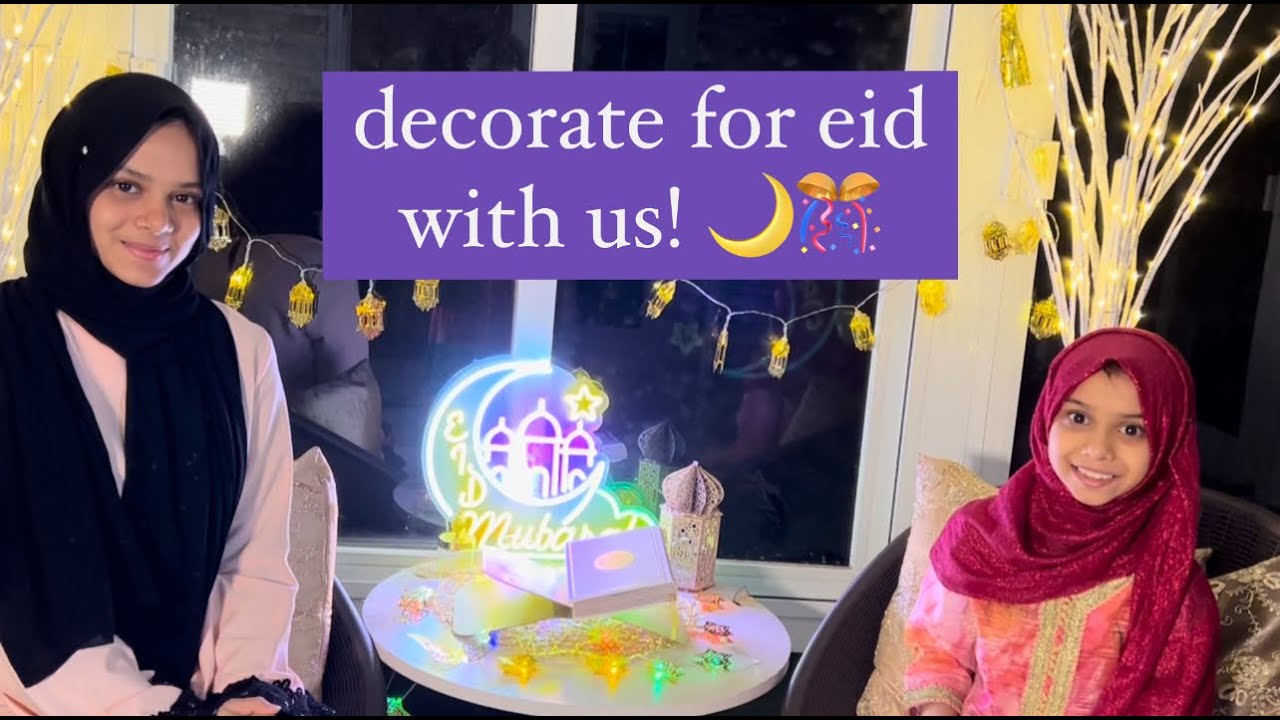 🎉☪️Eid Decoration with Maryam and Fatima Masud | Buy Eid Decoration at TMsGift.com