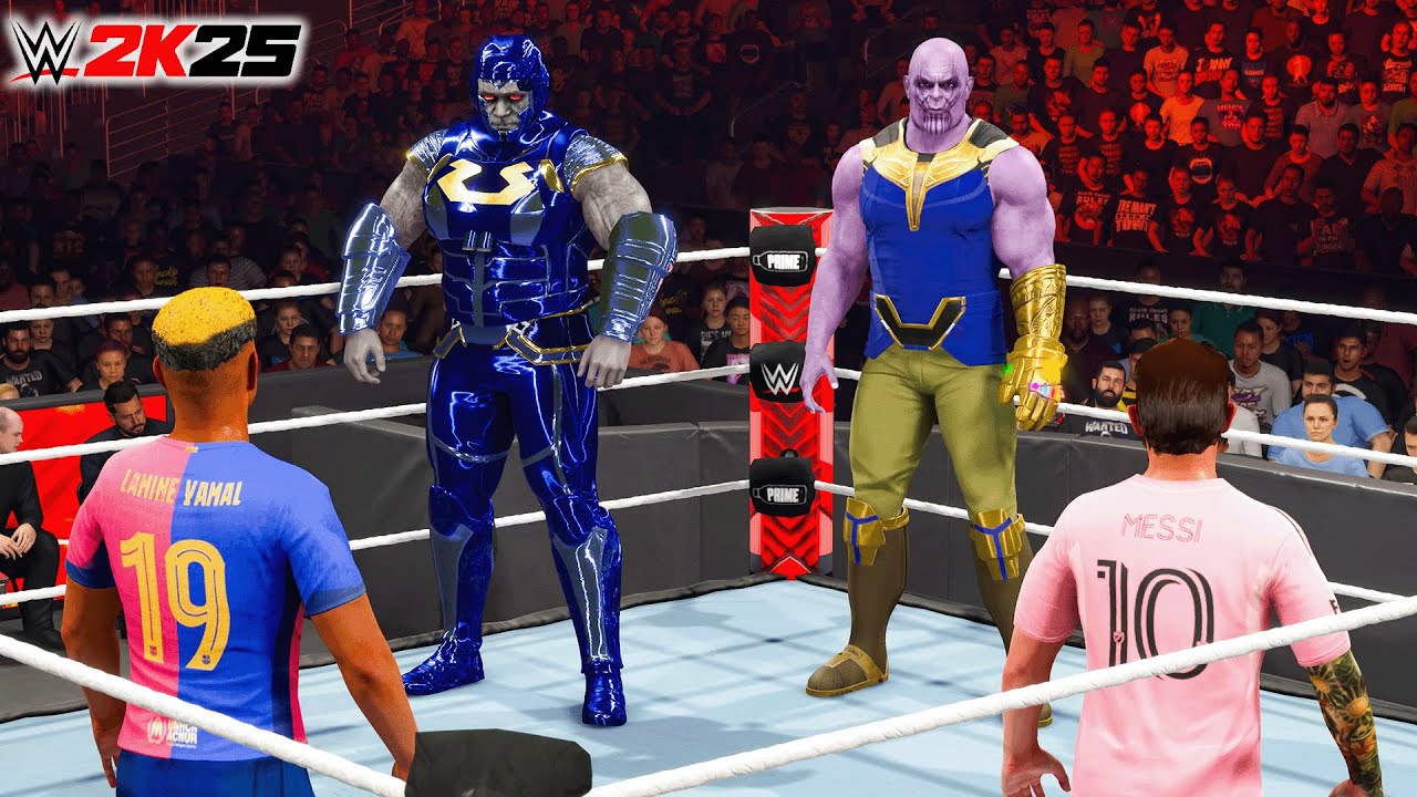 Смогут ли Месси и Ямал выжить против Дарксайда и Таноса?!? | WWE 2K25 Tag Team