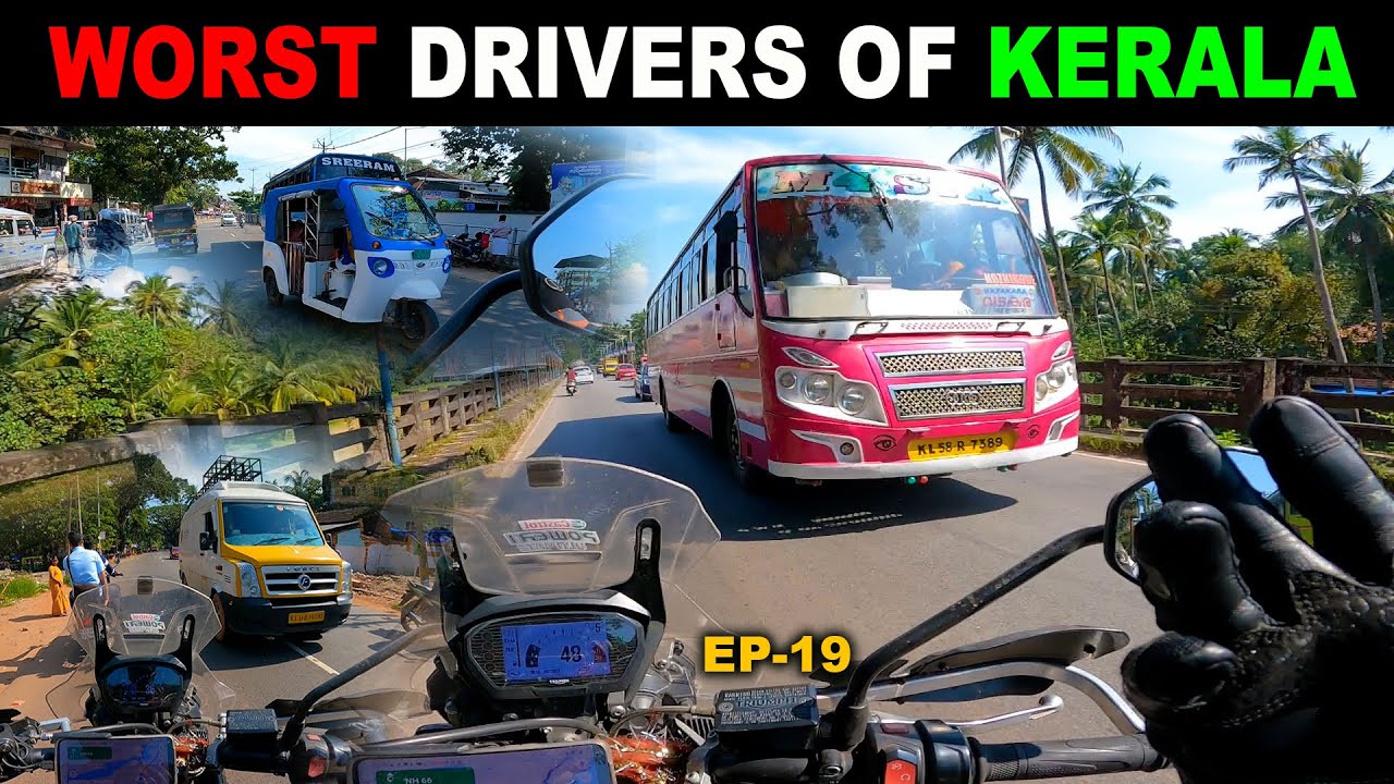 WORST DRIVERS of KERALA 👹😰खतरनाक Entry in South India