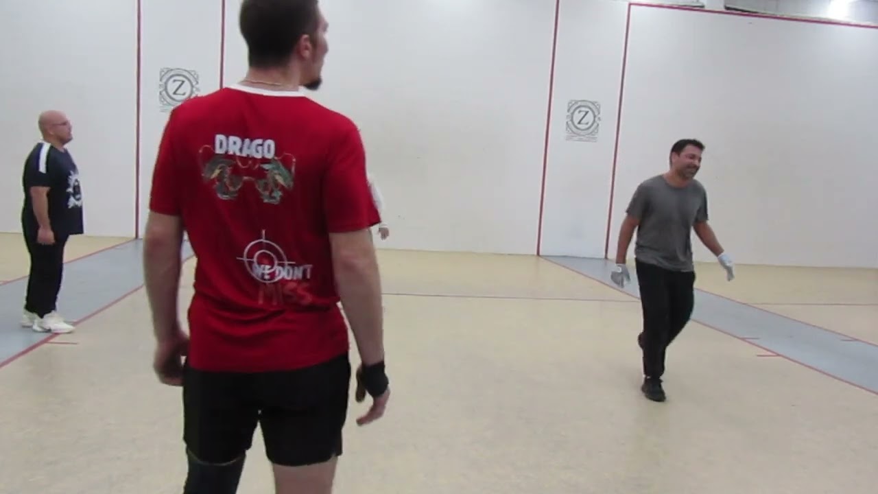 Zerega - David A & Mike Morales vs Drago & Vic D - Doubles Filmed By Handball Social - 2.18.2026