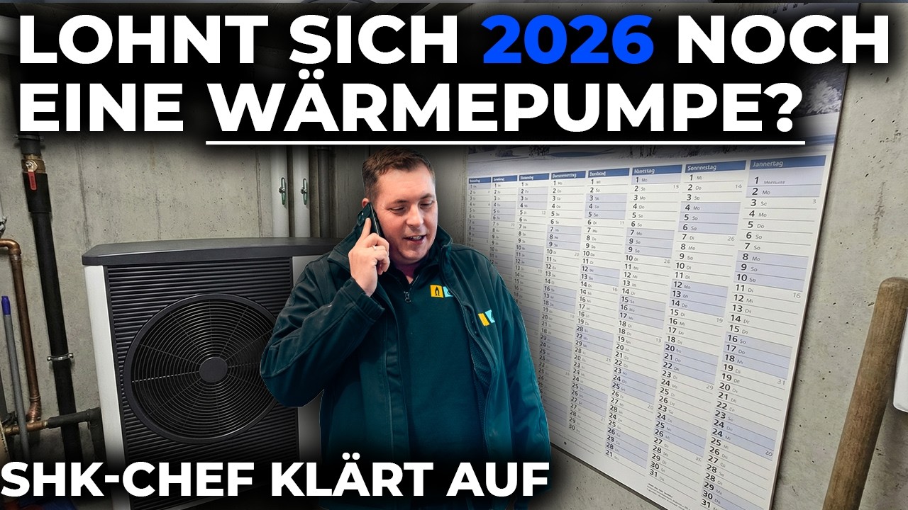 Wärmepumpe in 2026 - Lohnt sich das noch?
