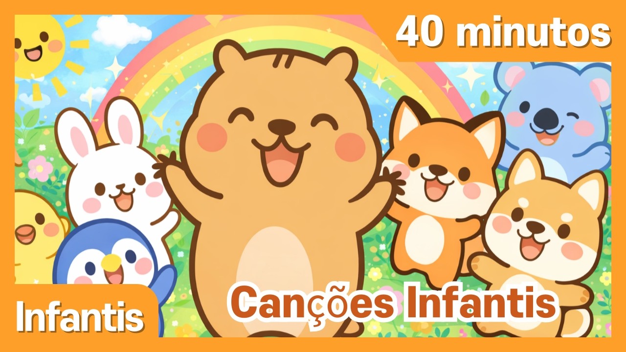 Músicas Infantis Relaxantes 40 Minutos | Música Suave para Dormir | CapyLala Crianças