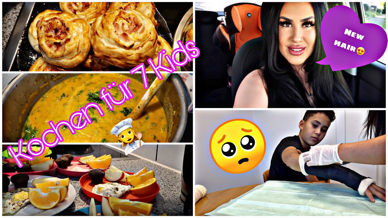 1 TAG MIT 7 KINDERN | LINSENSUPPE & BLÄTTERTEIGSCHNECKEN REZEPT😋 | ALLTAG ALS ALLEINERZIEHENDE MAMA