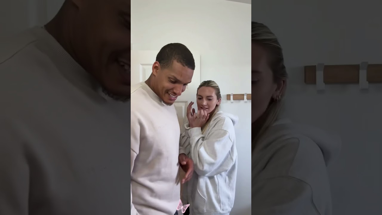 Telling husband I’m pregnant#pregnancyannouncement #couple #couplegoals #husband #pregnancy #usa