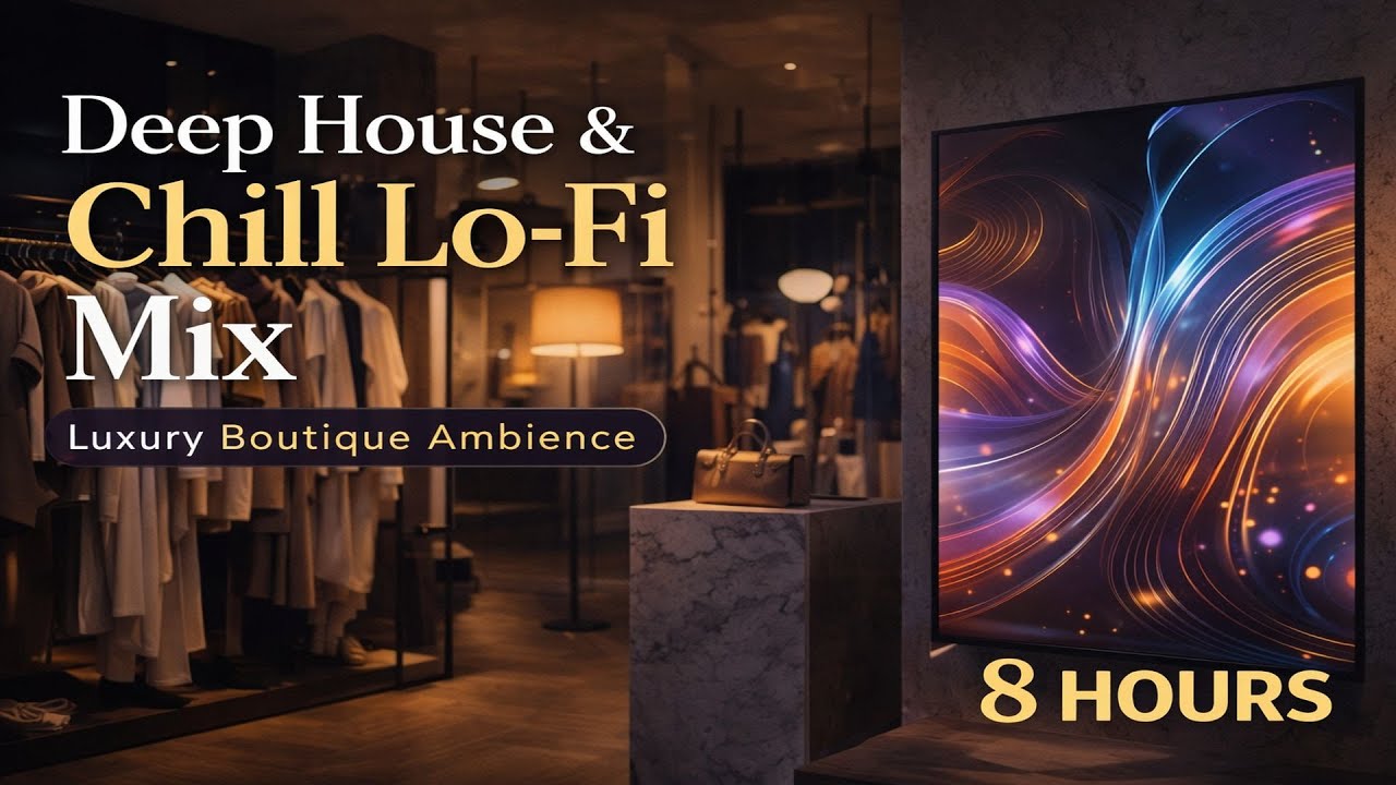 8 Hour Chill Deep House LOFI Playlist – Ideal for Store Ambience & Chill Sessions