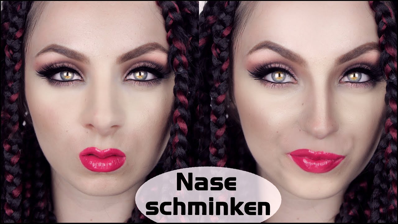 Nase konturieren - schmaler und kleiner schminken! I Hannah Black