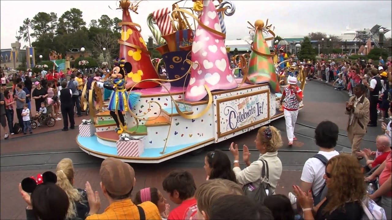 Move It! Shake It! Celebrate It! Street Party, Magic Kingdom, Walt Disney World, (HD)