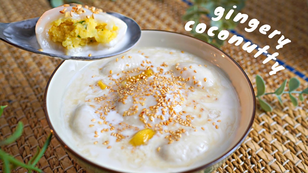 GLUTINOUS RICE BALLS DESSERT | NOUM BANH JANUK | CHE TROI NUOC