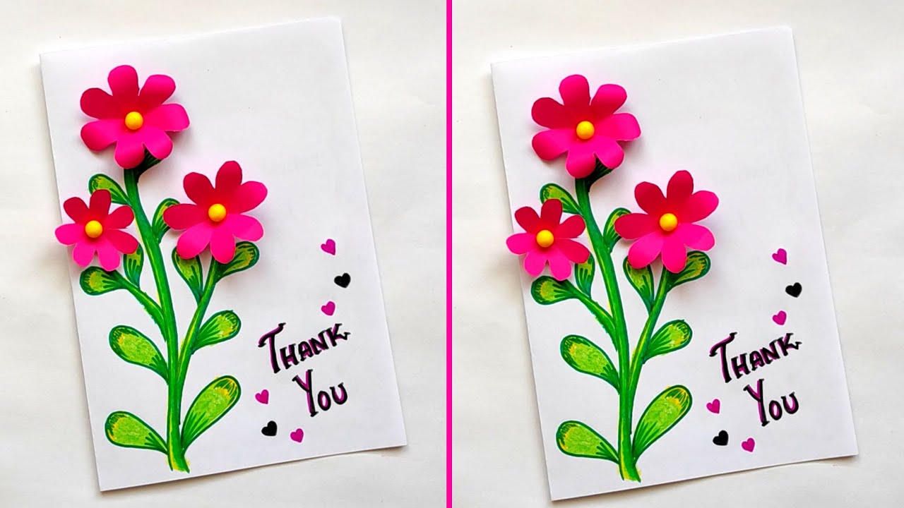 DIY Thank you card for Teachers | Thanks Card for Teachers | DIY card for Teachers | Greeting Card