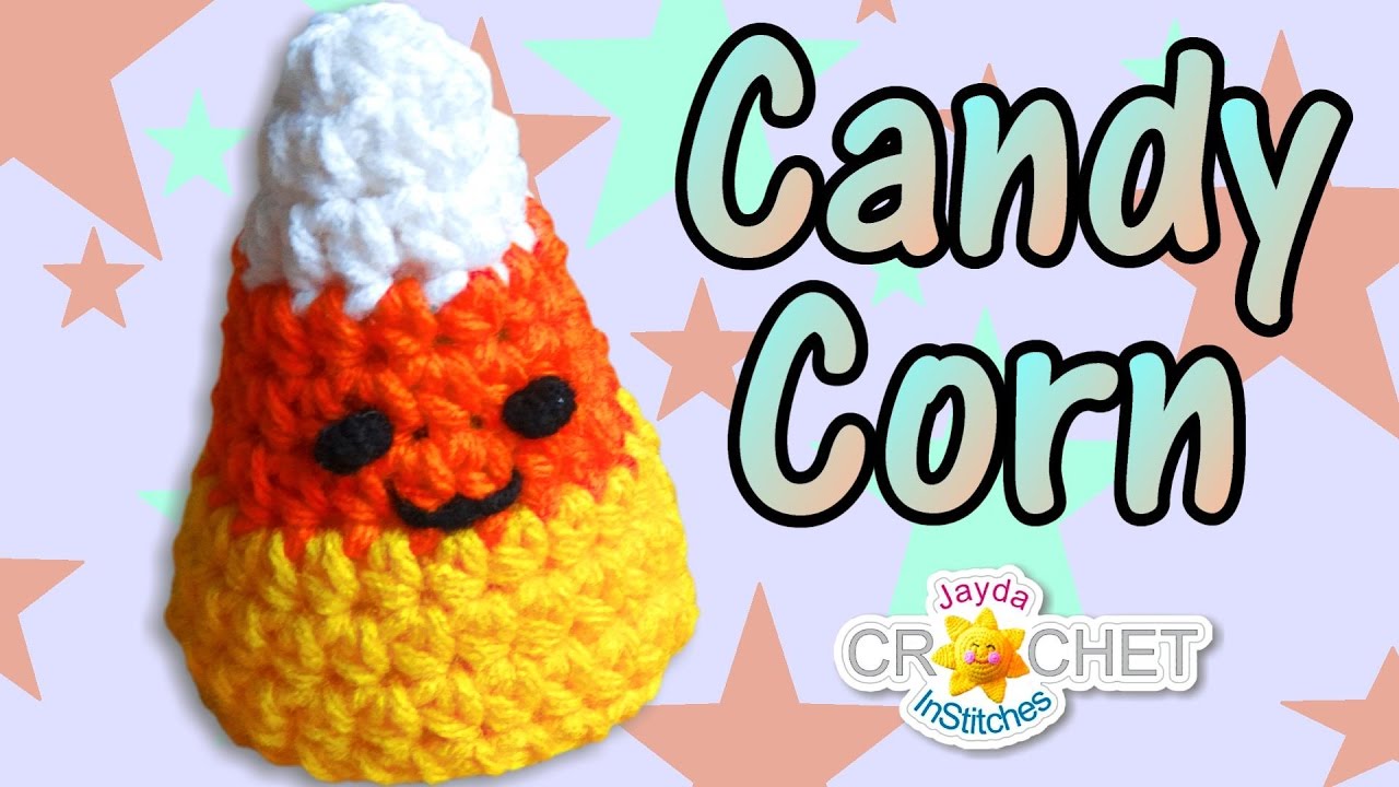 Candy Corn Crochet Pattern - Easy Stuffed Toy!