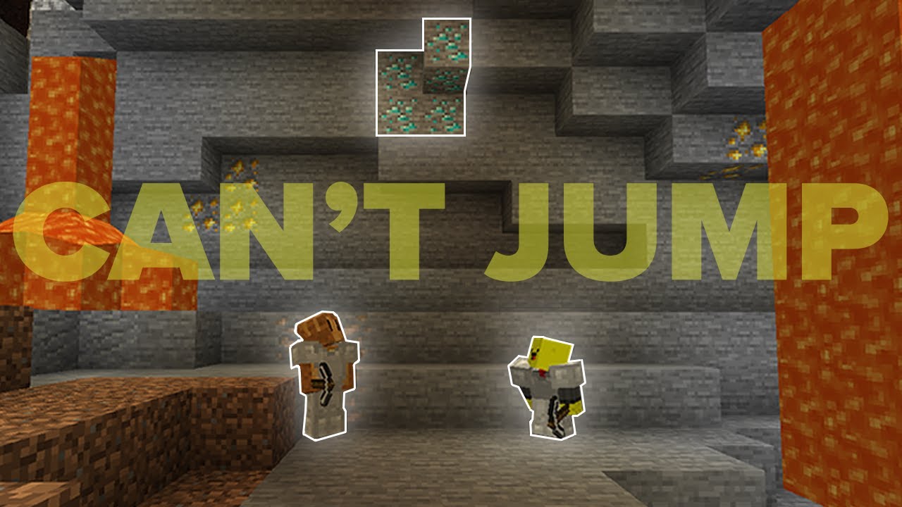 Minecraft, но мы не можем прыгать
