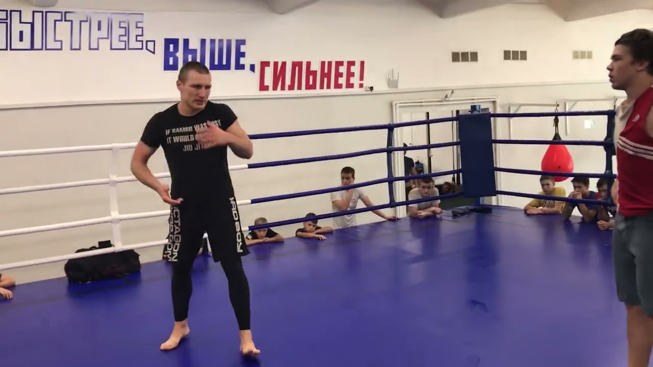 Техника прохода в одну ногу на скорости в ММА. Никита Северов