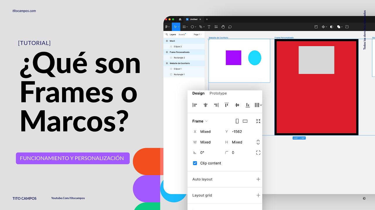 ¿Qué son Frames o Marcos?, ¿Para qué sirven? y ¿Cómo funcionan? en Figma