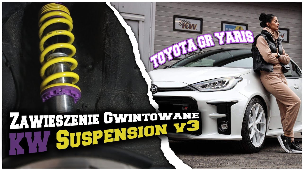 Toyota GR Yaris - Gwintowane Zawieszenie od KW SUSPENSION