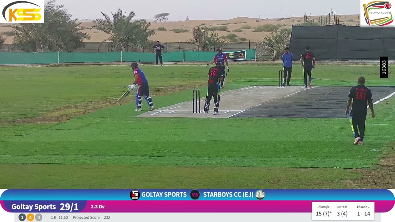 24 JULY 2022  GOLTAY SPORTS  v/s  STARS BOYS CC