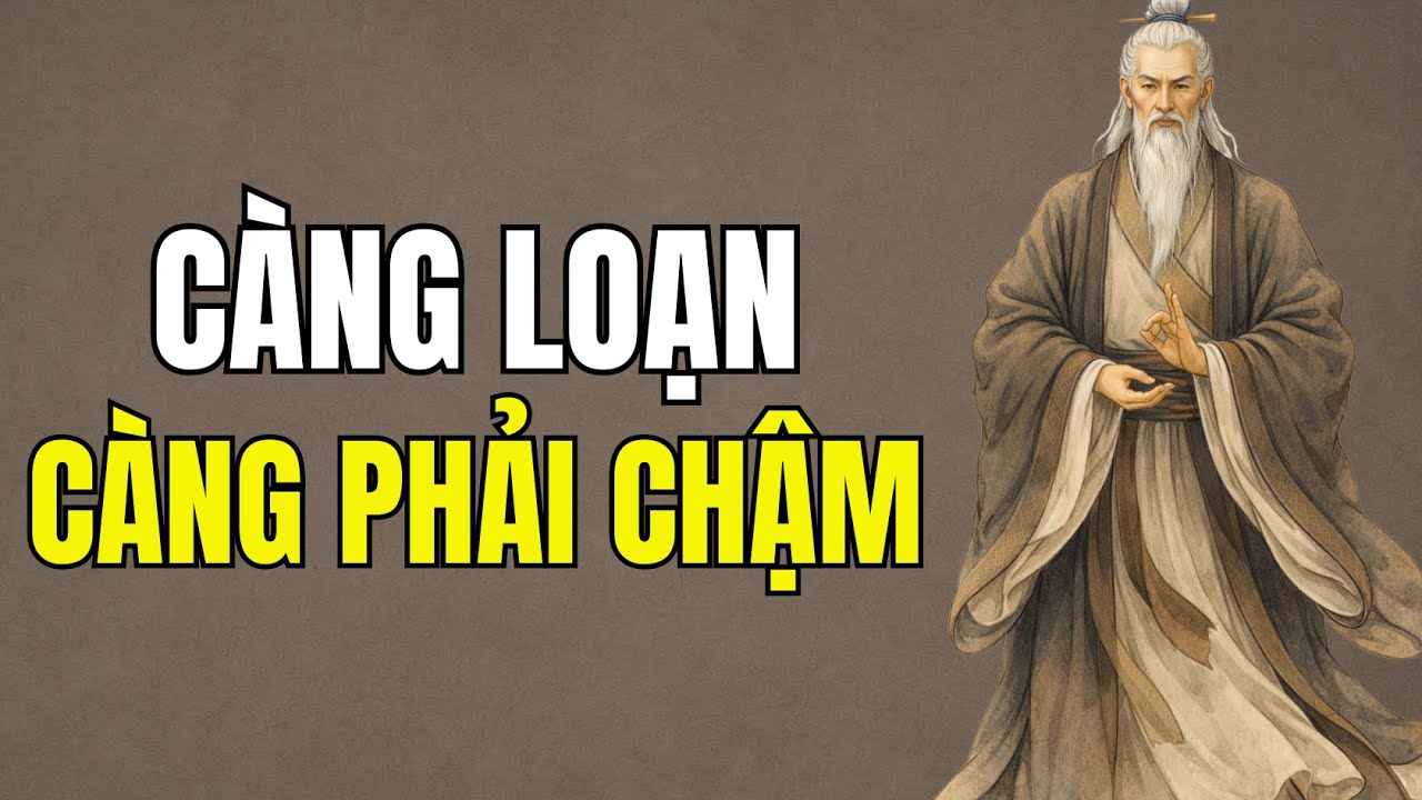 Càng Loạn Càng Phải Chậm | Triết Lý Cổ Nhân