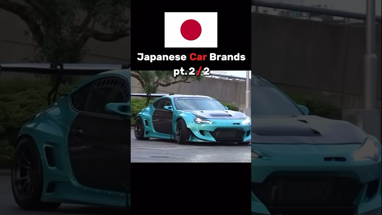 Japanese Car Brands Pt. 2 #cars #automobile #jdms