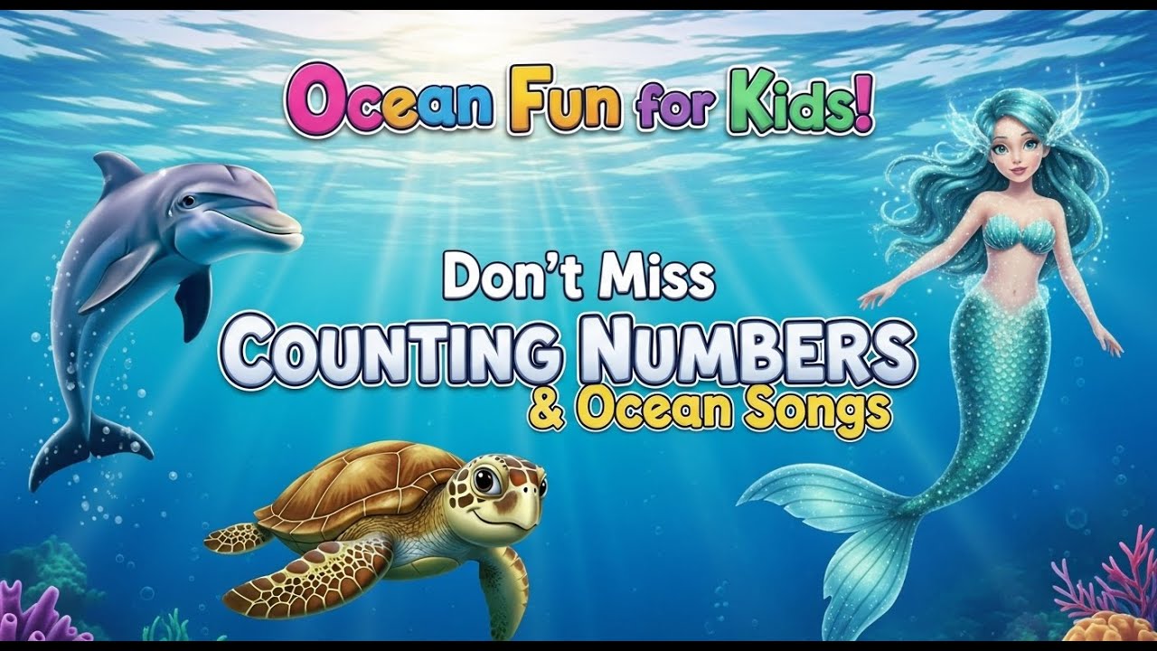 “Ocean Fun for Kids! 🐠 Don’t Miss Numbers & Ocean Songs #kidsvideo #kidssongs #kidslearning #kids