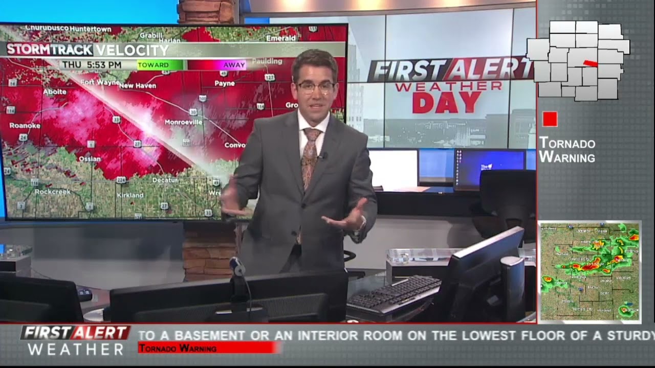 WPTA 21 Alive Severe Weather Coverage July 20, 2023