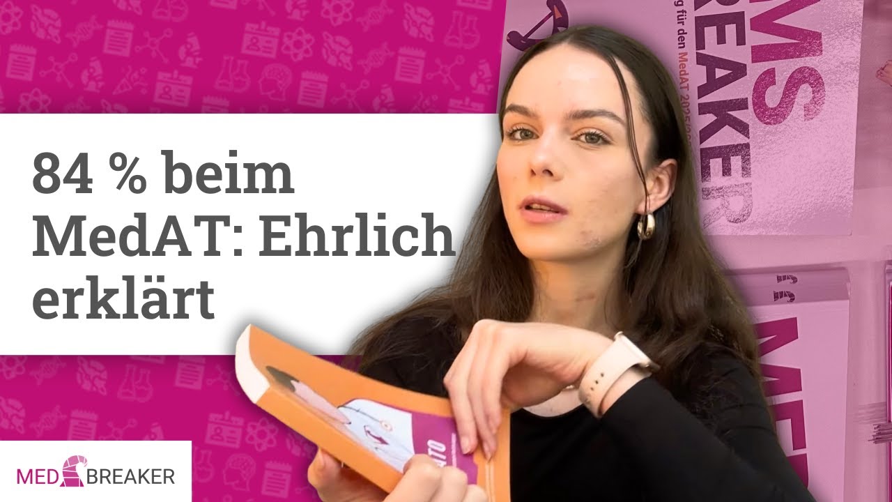 84 % beim MedAT (zweiter Antritt) | Das würde sie SO nicht mehr machen...