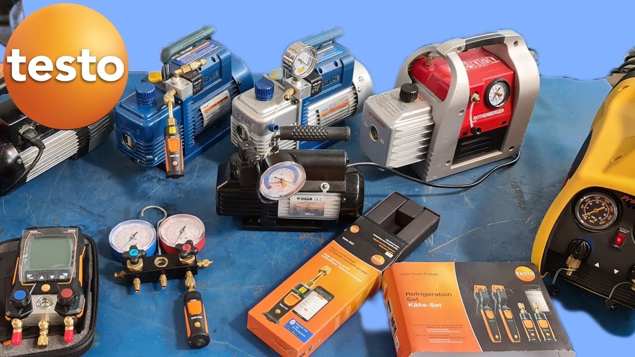 ❄️ Cómo hacer el vacío con el Vacuómetro Digital Testo552i.🔝 Desmontando mitos.🤸