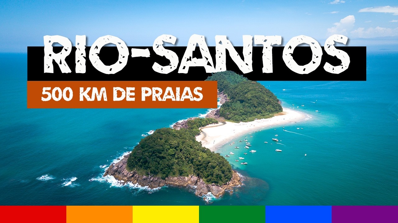 RIO-SANTOS: O que fazer em SANTOS, GUARUJÁ e BERTIOGA - 500 km de Praias em São Paulo