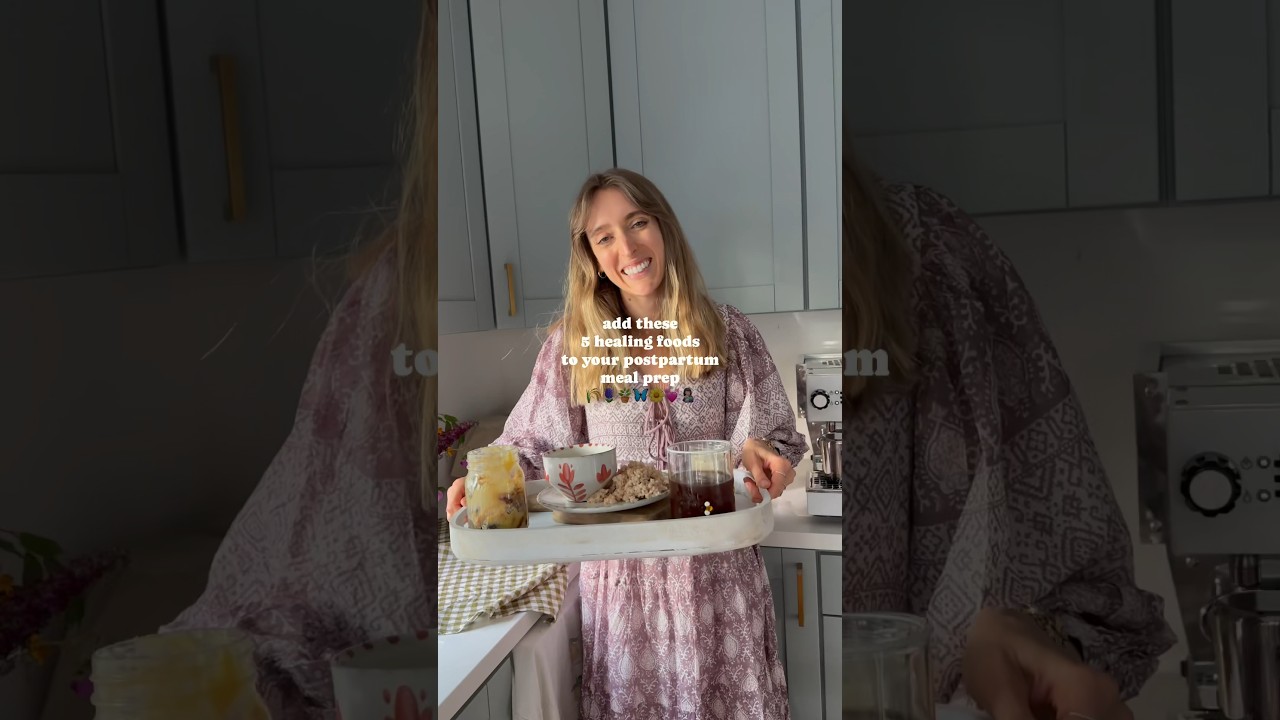 🌾🪻🪴🦋🌼💓👩🏻&zwj;🍼 add these 5 healing foods to your postpartum meal prep