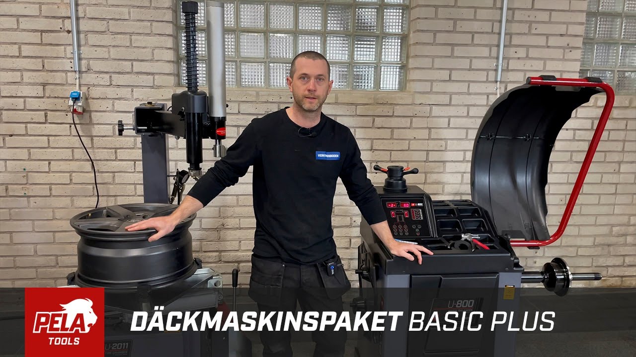 Däckmaskinspaket Basic Plus, PELA Tools från Verktygsboden