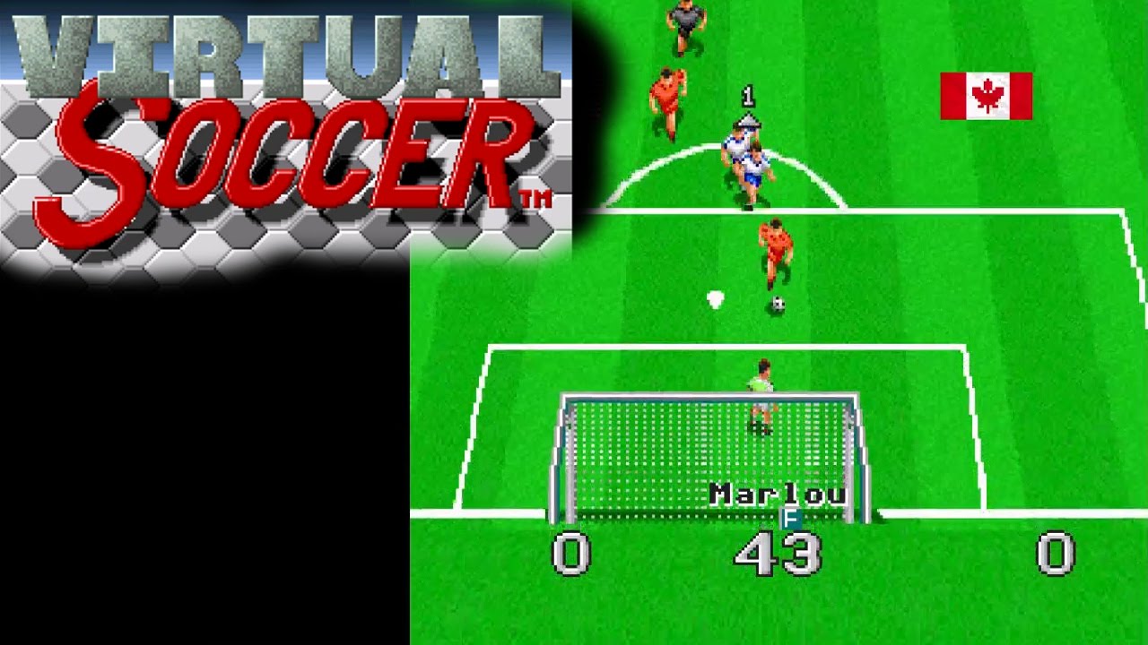 Virtual Soccer ... (SNES) 60fps Gameplay