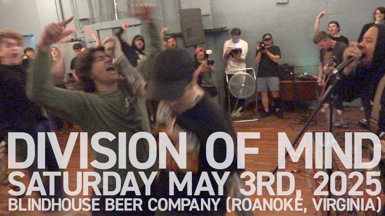 DIVISION OF MIND live @ Blindhouse Beer Co (Roanoke, Virginia) - May 3rd 2025 *FULL SET RAW/UNCUT*
