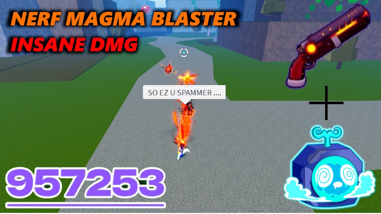 New Magma Blaster + Portal Fruit Is Too OP With 30M Bounty Boost... (Roblox) (Bloxfruits) (scoped)