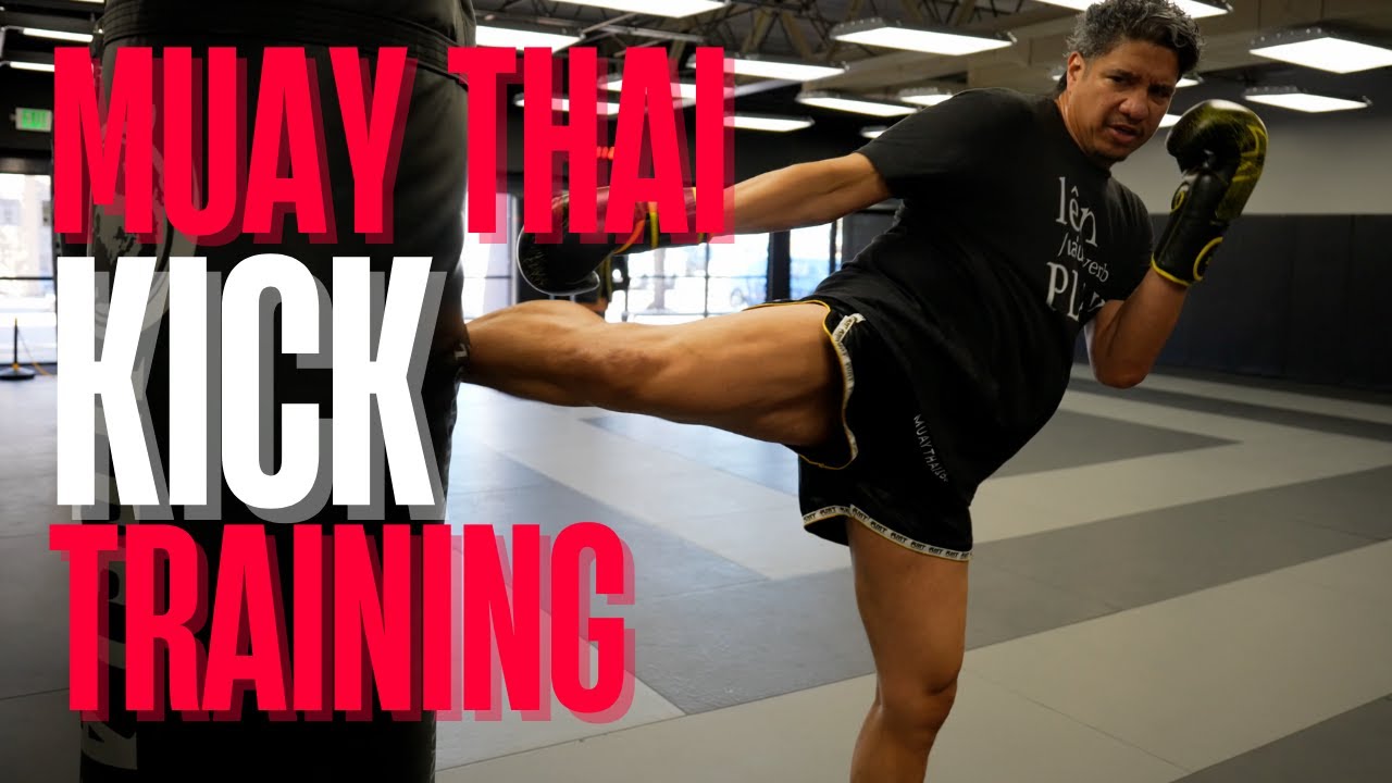Muay Thai Kick Training - Follow Along Workout for Roundhouse Kicks