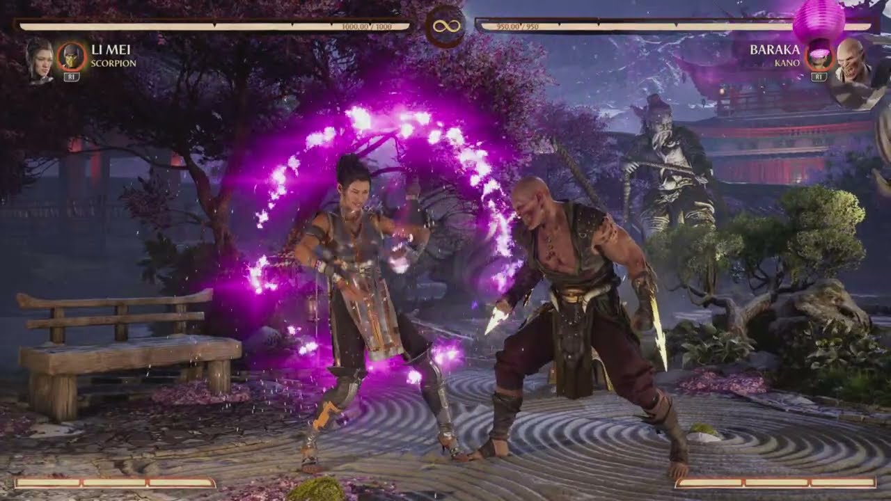 MK1 LI MEI & SCORPION 65 & 69% KOMBO (MIDSCREEN) #mortalkombat1 #limei