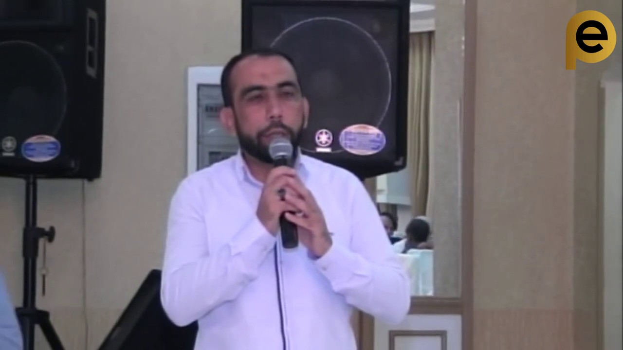 Hacı Sahib Bəylə Gəlini Təbrik edib xeyir dua verdi - Kərbəlayi Zaurun toyu (06.09.2017) dini toy