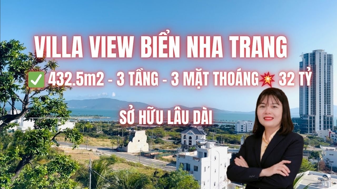 Cận cảnh villa đồi view biển siêu đẹp tại Vĩnh Hoà Nha Trang | Giá tốt hiếm có