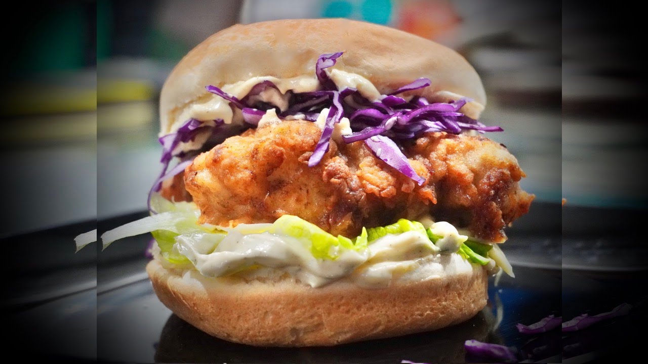 Buttermilk Crispy Chicken Burger Recipe