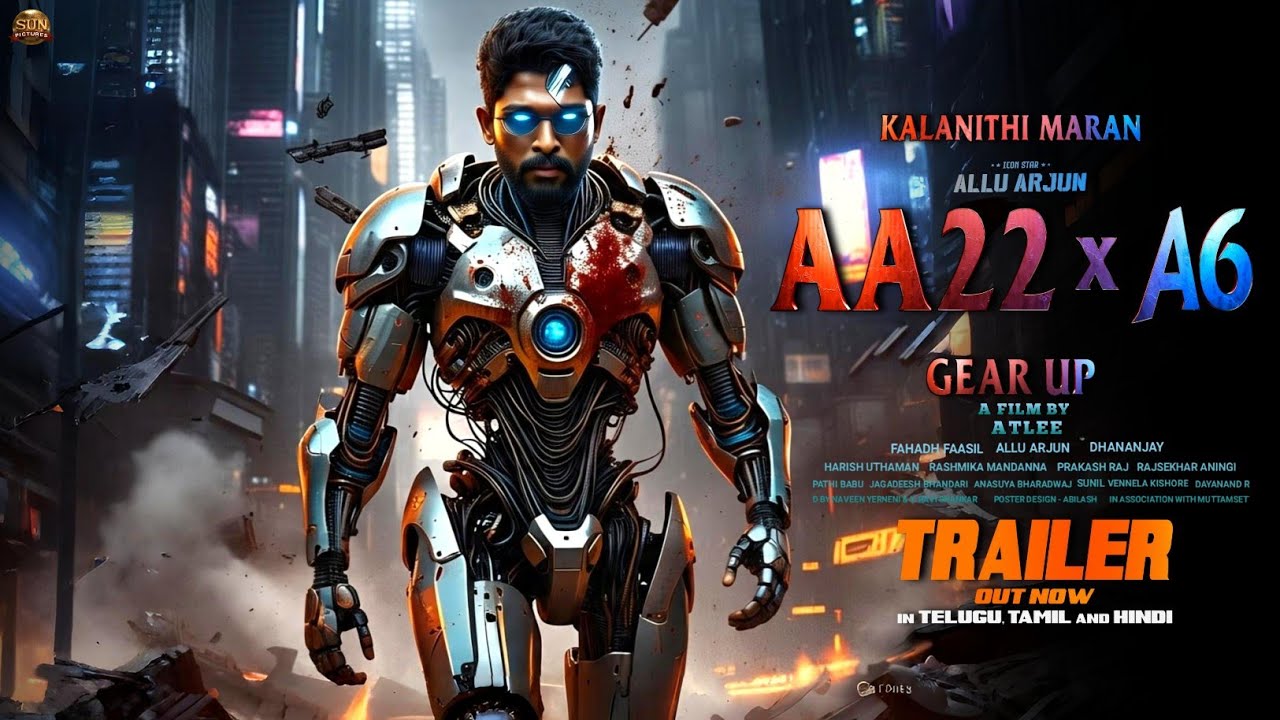 #AA22xA6 - Allu Arjun Intro First Look Teaser| #AA22xA6 Official Teaser|AA22xA6 Trailer|Allu Arjun