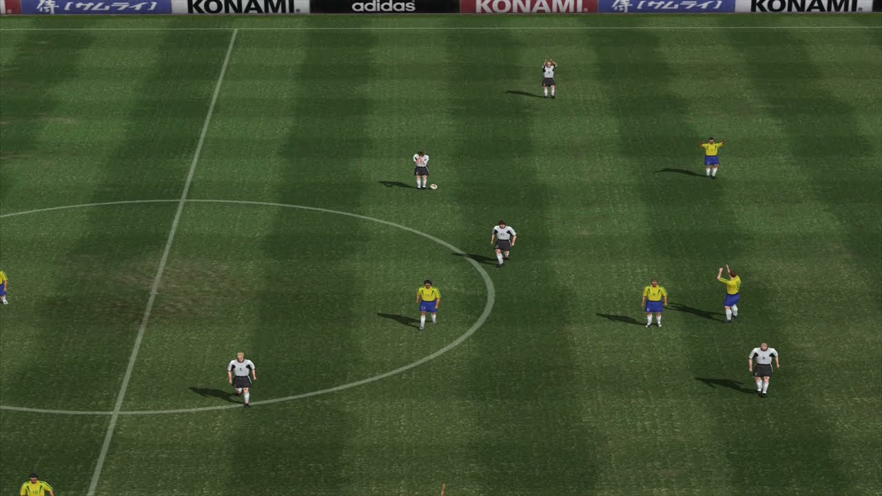 WINNING ELEVEN 6 - FINAL EVOLUTION (DOLPHIN EMULADOR GAME CUBE) - BRASIL X ALEMANHA