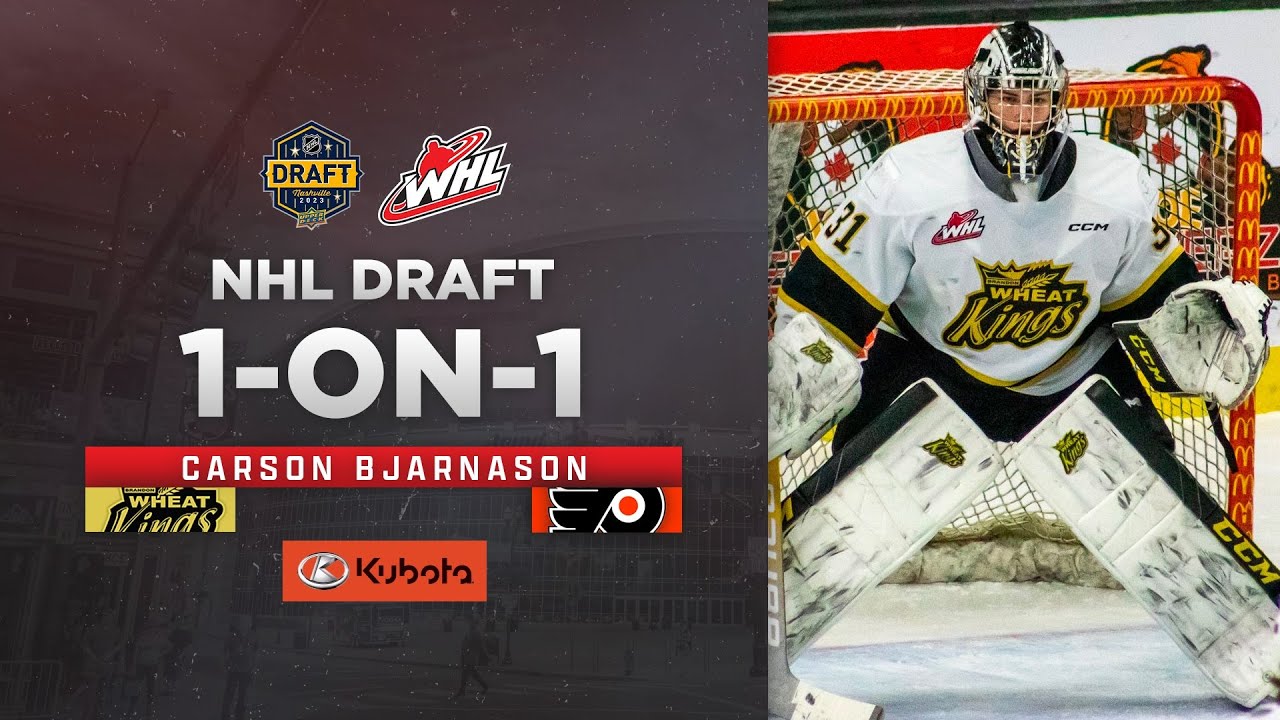 2023 NHL Draft 1-on-1 - Carson Bjarnason