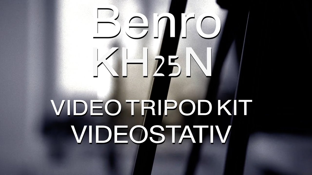 Benro KH25N Video Tripod Kit Aluminium Videostativ 155 cm mit Fluid-Videokopf