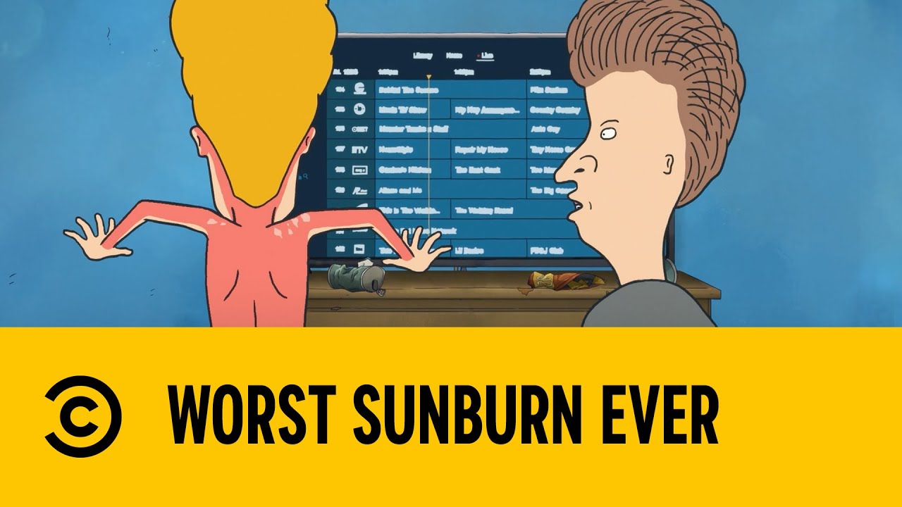 Worst Sunburn Ever | Beavis And Butt-Head | Comedy Central Africa