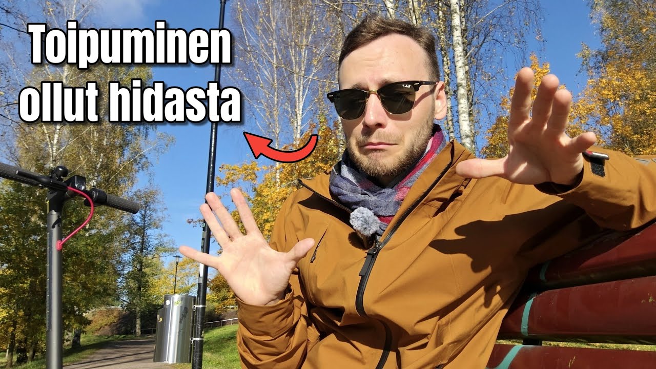 S&auml;hk&ouml;py&ouml;r&auml;ll&auml; kaatuminen: Kyp&auml;r&auml; halki + mustelmia ja ruhjeita