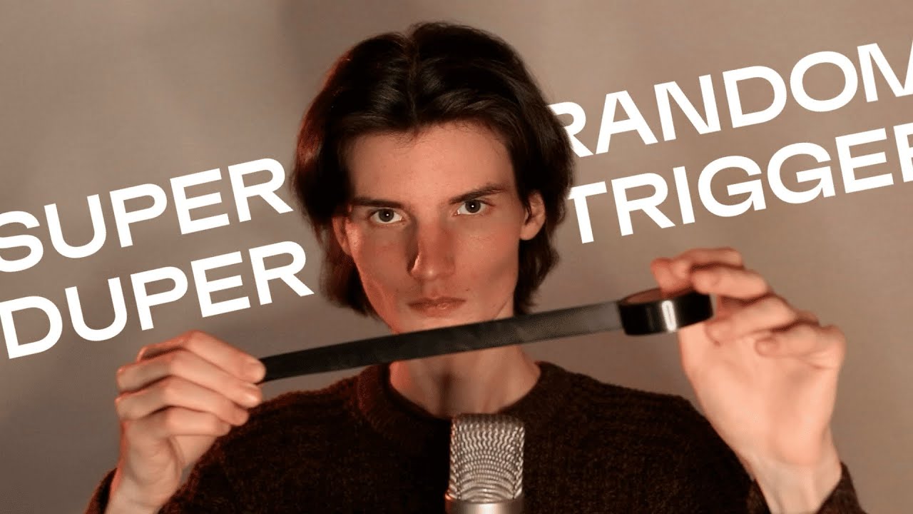 You will Definitely fall asleep to these Random Triggers | Top 5 tingly triggers