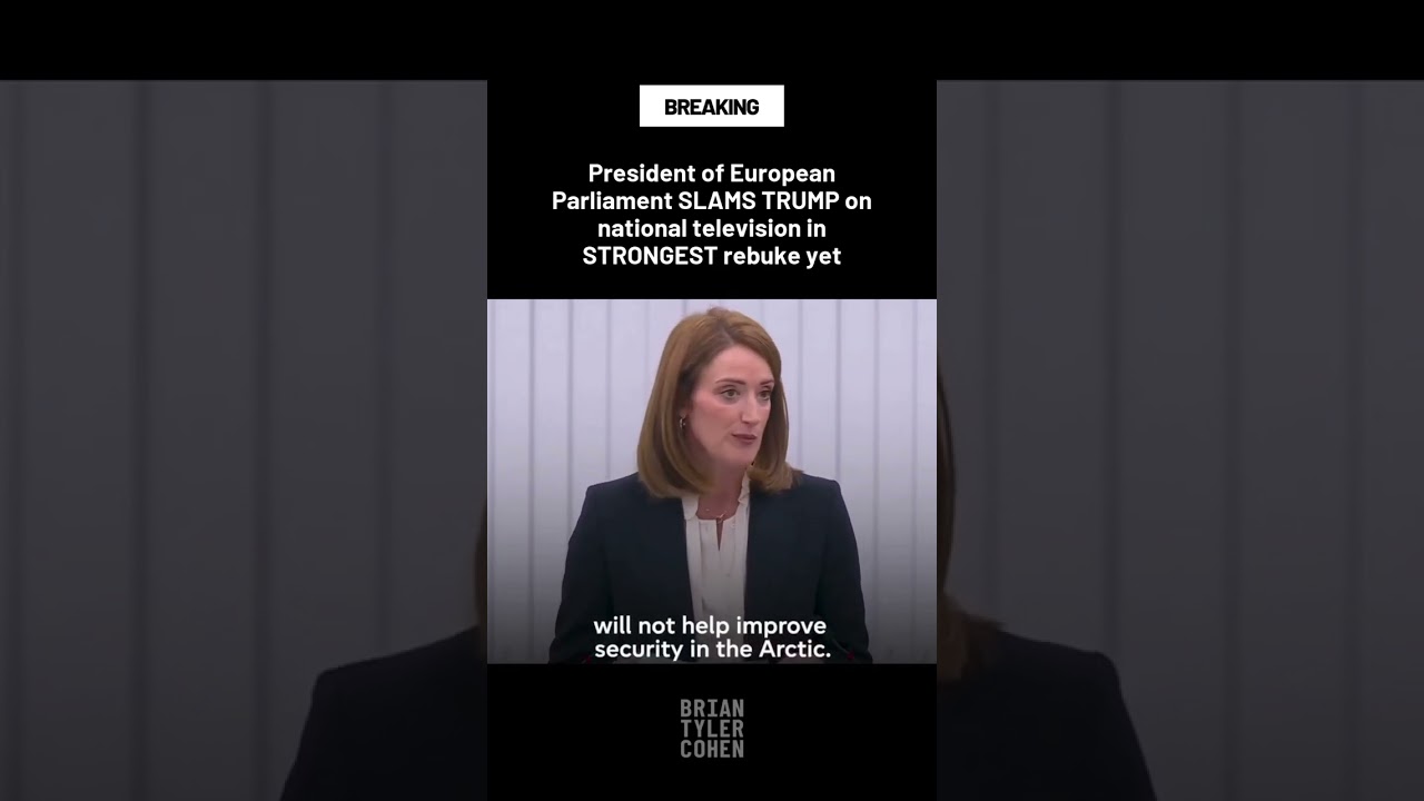 President of European Parliament SLAMS Trump in STRONGEST rebuke yet