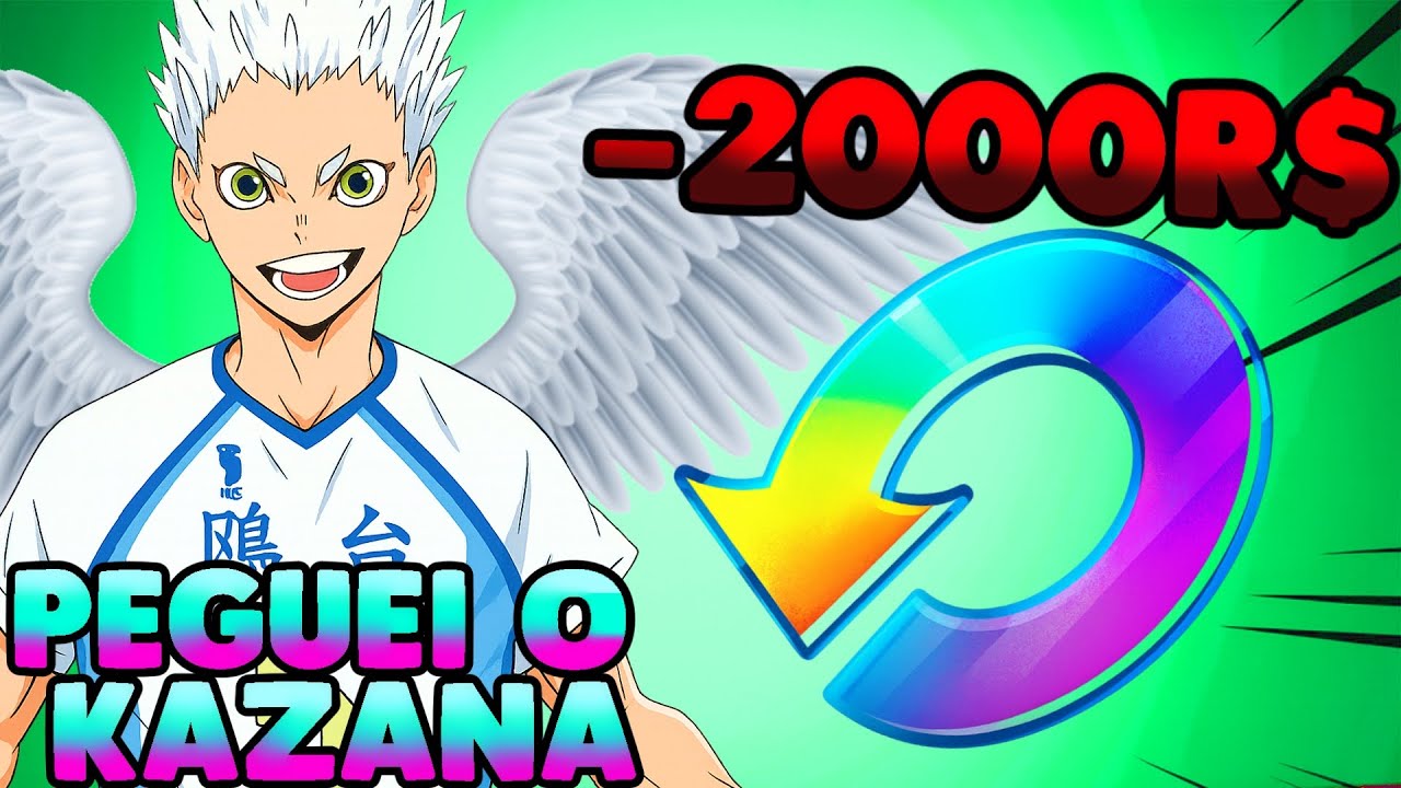 GASTEI 2000R$ PARA PEGAR O NOVO KAZANA BUFF NO VOLLEYBALL LEGENDS, E TESTEI NO 1v1 RANQUEADO!
