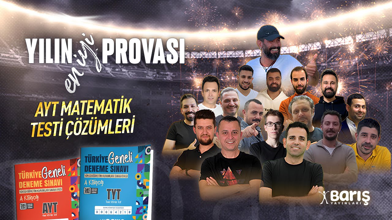 Barış Yayınları | 2.Türkiye Geneli Deneme Sınavı | AYT Matematik-Geometri Çözümleri