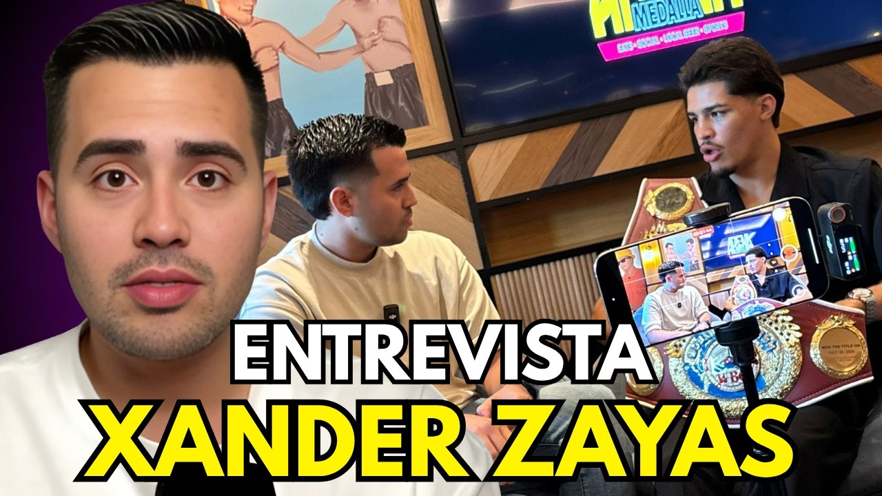 XANDER QUIERE A FUNDORA, ORTIZ Y MURTAZALIEV | Entrevista a Xander Zayas