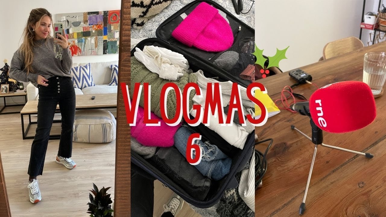 VLOGMAS 6 - Haciendo maletas para Londres y me entrevistan para la radio 😌| Julia March