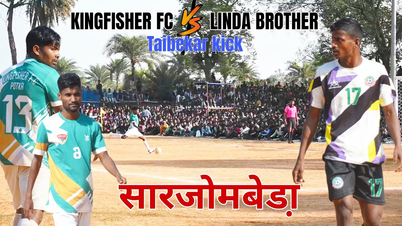 Kingfisher fc 🆚Linda brodar||Quater Final Taibekar kick||At:- Sarjombera Dumka||